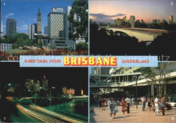 Brisbane Queensland City Hall Riverside Expressway City by