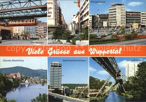 Wuppertal Oberbarmen Schwebebahn Werth Brausenwer