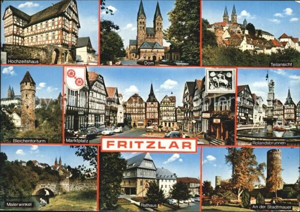 Fritzlar Hochzeitshaus Dom Bleichentorturm Markt