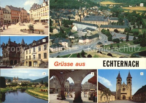 Echternach Place du Marche Denzelt Hotel de Ville