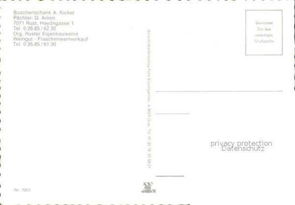 Rust Burgenland Weingut Kicker – Bild 2