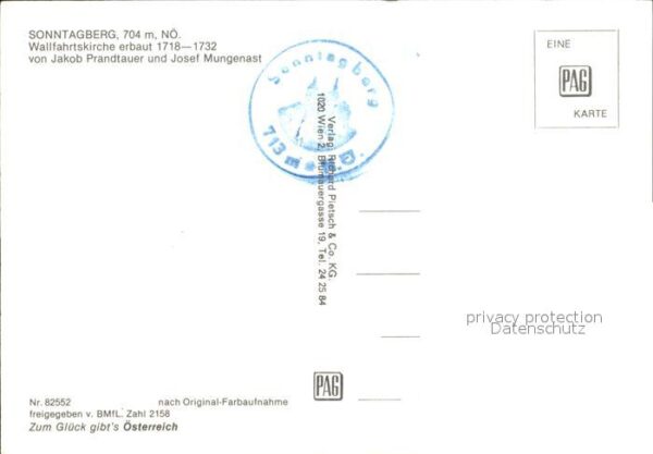 Sonntagberg Wallfahrtskirche Erbauer Jakob Prandtau – Bild 2