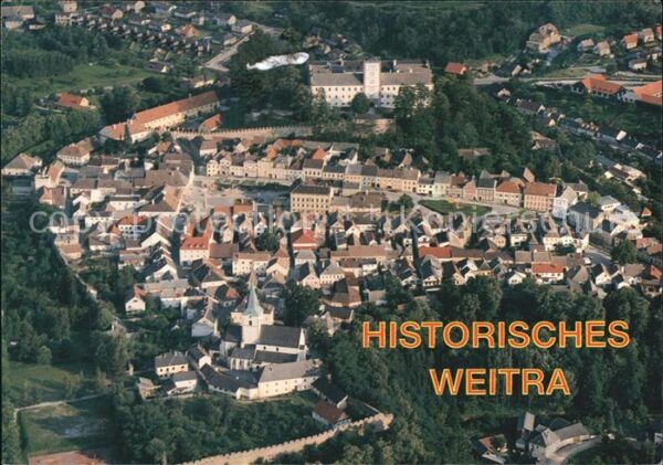 Weitra Historische Stadt Schloss Stadtmauer Fl