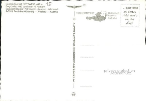Furth Goettweig Benediktinerstift Kloster Barock Erbaue – Bild 2