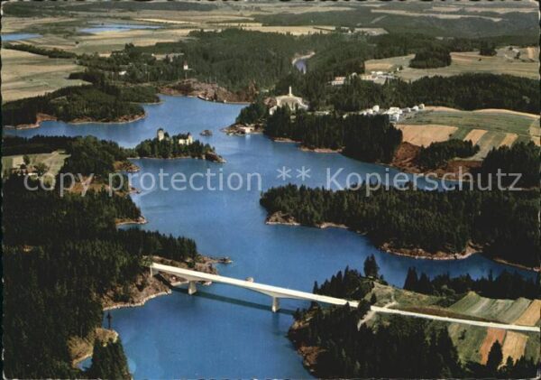 Peygarten-Ottenstein Kamptalstausee Brücke Fliegeraufnahme
