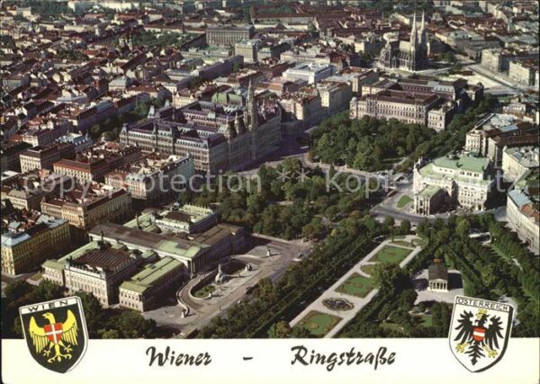 Wien Ringstrasse Parlament Rathaus Universit