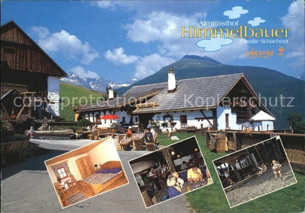 Obervellach Kaernten Almgasthof Himmelbauer Alpenblick