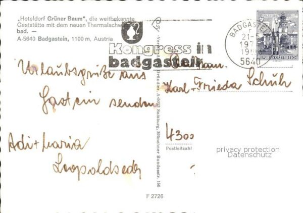 Badgastein Hoteldorf Grüner Baum Kapelle – Bild 2