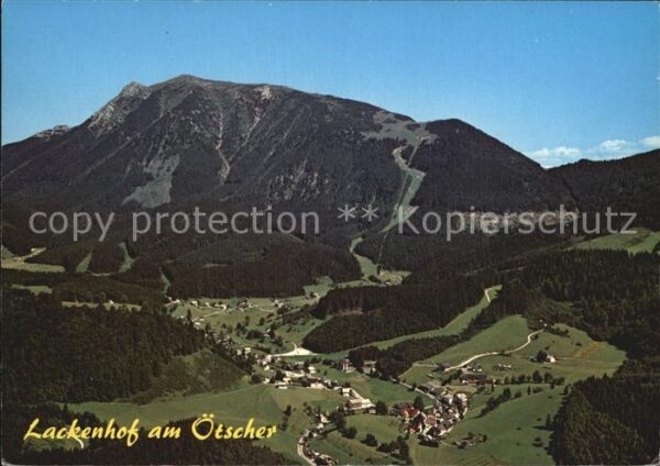 Lackenhof Gaming am Ötscher Ybbstaler Alpen Fliegeraufna