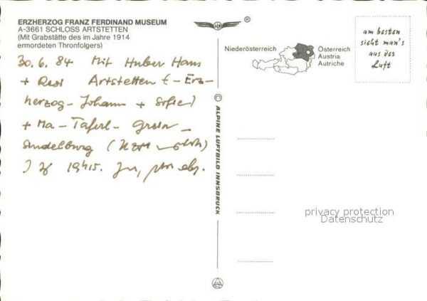 Artstetten-Poebring Schloss Erzherzog Franz Ferdinand Museu – Bild 2
