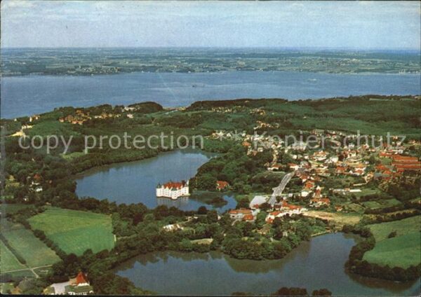 Gluecksburg Ostseebad Schloss Schlei Fliegeraufnahme