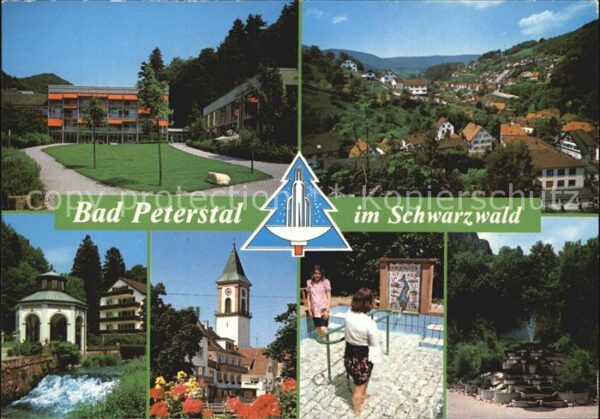 Bad Peterstal-Griesbach Kurhaus Kirche Wasserfall Wassertreten