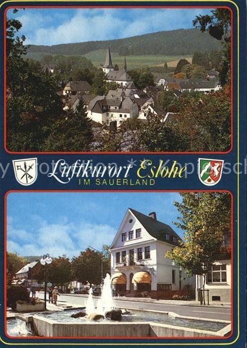 Eslohe Sauerland Teilansichten Luftkurort Brunnen
