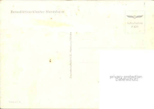 Neresheim Benediktinerkloster Fliegeraufnahme – Bild 2