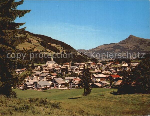 Kirchberg Tirol Panorama Sommerfrische gegen Kitzbühele