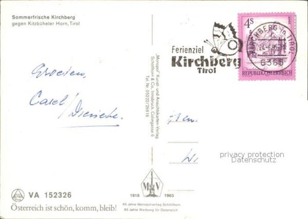 Kirchberg Tirol Panorama Sommerfrische gegen Kitzbühele – Bild 2