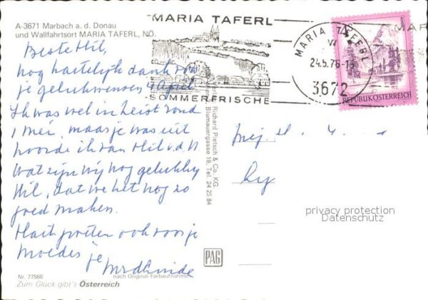 Marbach Donau mit Wallfahrtsort Maria Taferl Dampfer – Bild 2