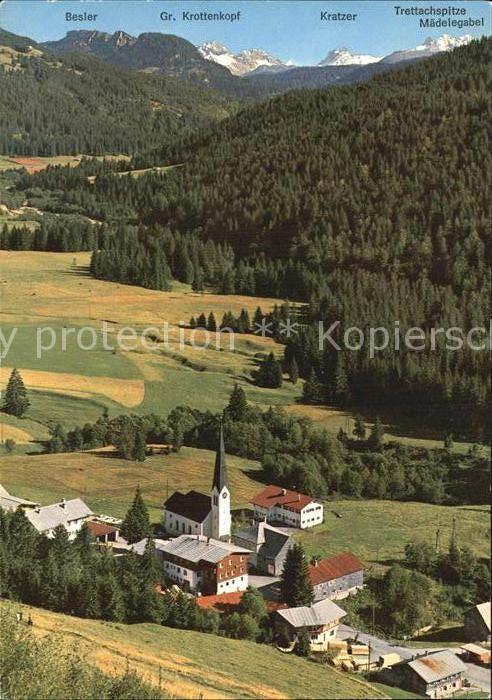 Balderschwang Panorama mit Allgäuer Alpen