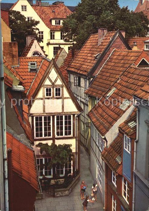 Bremen Wüste Stätte Strasse im Schnoorviertel