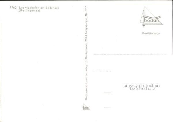 Ludwigshafen Bodensee Ortspartie an der Kirche Panorama mit Ü – Bild 2