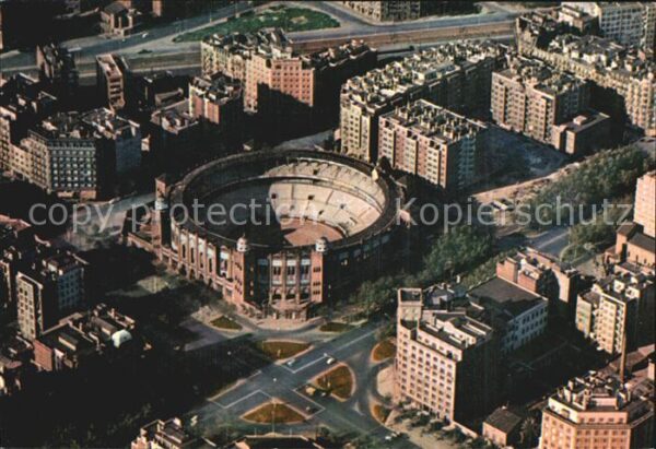 Barcelona Cataluna Plaza de Toros Monumental vista aerea S