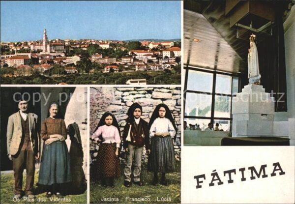 Fatima Gesamtansicht Bewohner Marienstatue