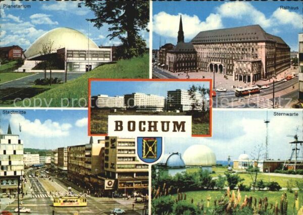 Bochum Planetarium Rathaus Sternwarte Stadtmit