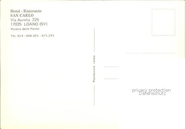 Loano Hotel Ristorante San Carlo Spiaggia Str – Bild 2