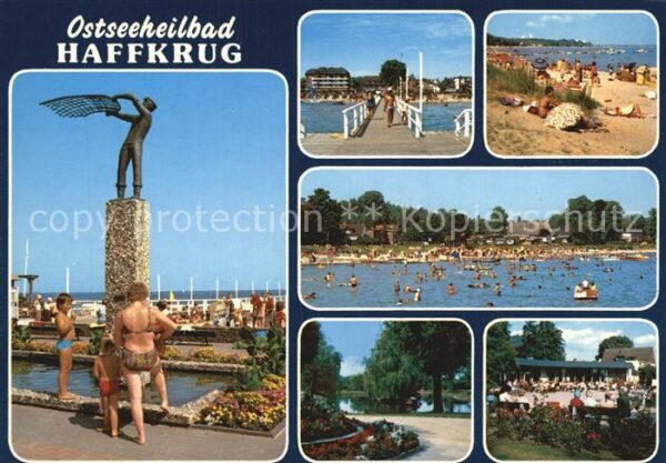 Haffkrug Ostseebad Strand Seebrücke Denkmal Promenade Rest