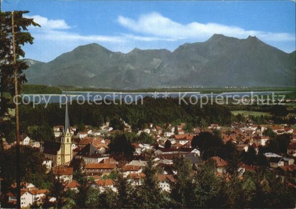 Prien Chiemsee Kneipp Kurort mit Hochfelln und Hochger