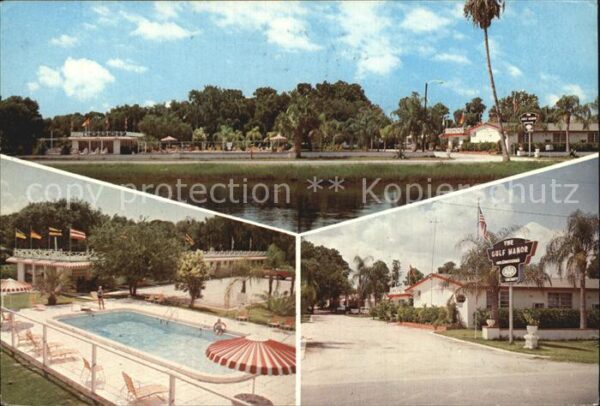 Tarpon Springs Gulf Manor Motel Swimming Pool