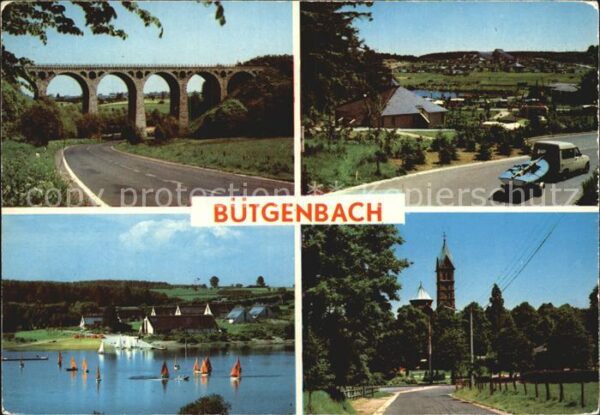 Buetgenbach Viadukt Segeln See Kirche