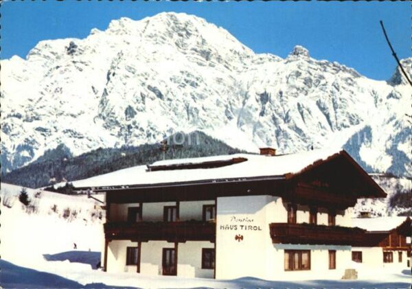 Leogang Pension Haus Tirol im Winter Alpen