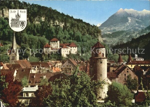Feldkirch Vorarlberg Montfortstadt Schloss Schattenburg Katz