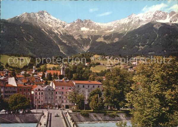 Innsbruck Panorama mit Nordkette