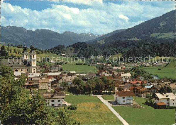 Hopfgarten Brixental Panorama gegen Windauer Berge