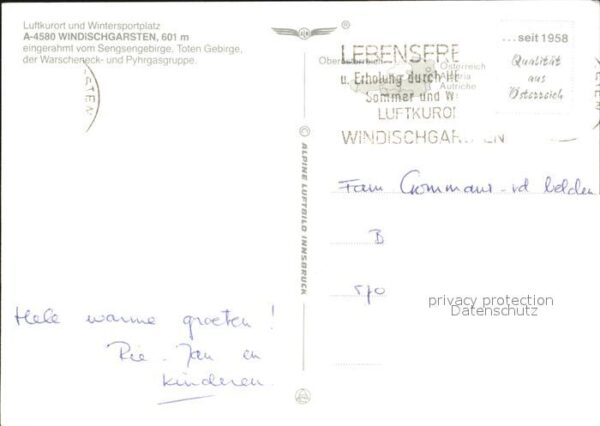 Windischgarsten Panorama Luftkurort Wintersportplatz Se – Bild 2