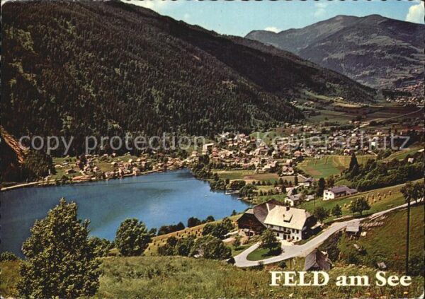 Feld See Panorama Sommerfrische