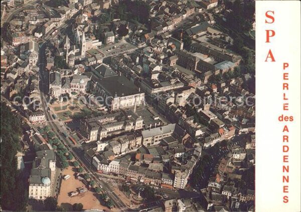 Spa Liege Perle der Ardennen Fliegeraufnahme