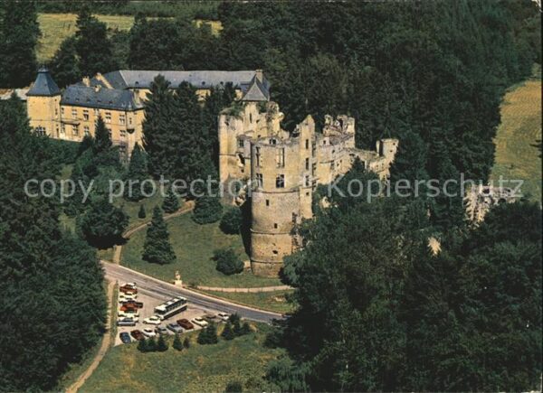 Beaufort Befort Luxembourg Chateau vue aerienne