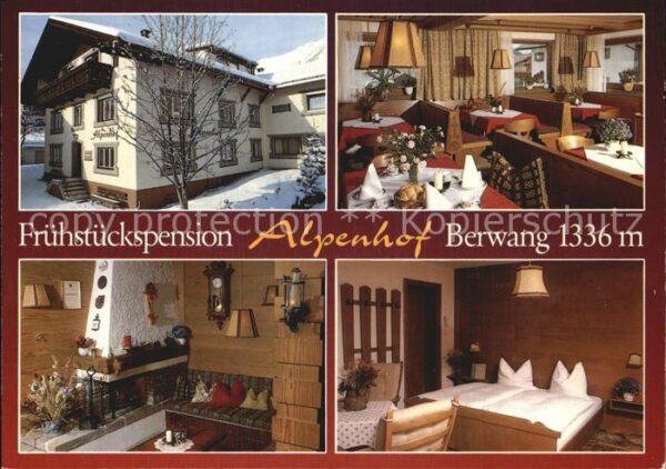 Berwang Tirol Frühstückspension Alpenhof Kaminzimmer