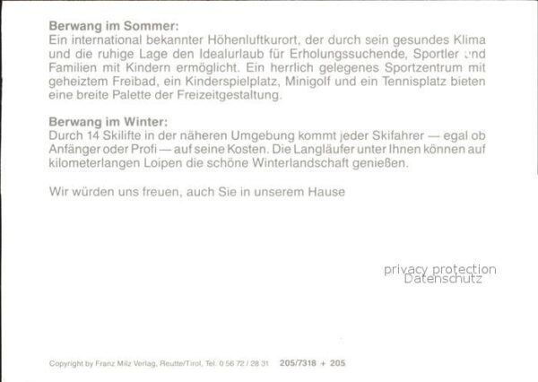 Berwang Tirol Frühstückspension Alpenhof Kaminzimmer – Bild 2