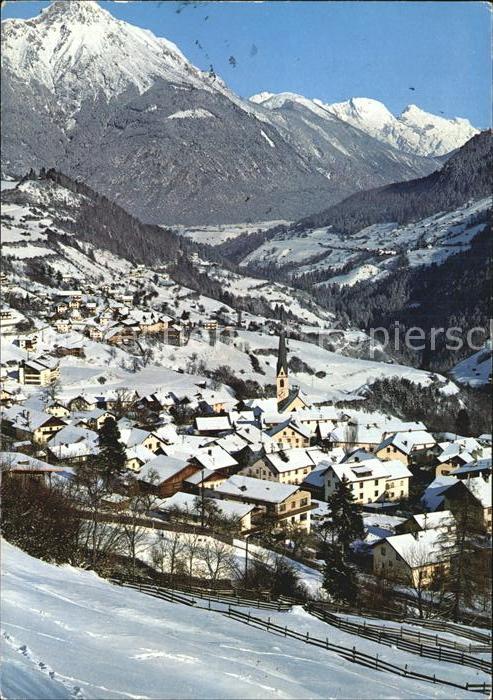 Wenns Pitztal Tirol Winterpanorama Pitztal Hochzeiger Bergb
