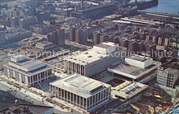 New York City Fliegeraufnahme Lincoln Center for Perf