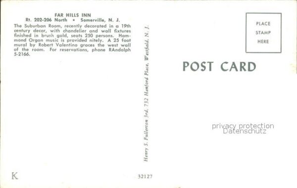 Somerville New Jersey Far Hills Inn – Bild 2