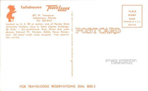 Tallahassee Trave Lodge – Bild 2