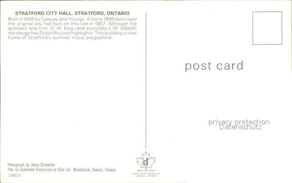 Stratford Ontario City Hall – Bild 2