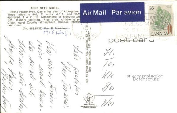 Aldergrove Canada Blue Star Motel – Bild 2