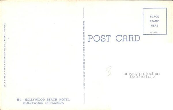 Hollywood Florida Beach Hotel Fliegeraufnahme – Bild 2