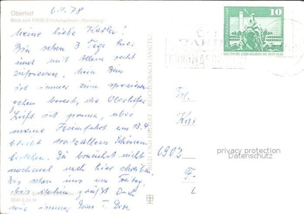 Oberhof Thueringen Erholungsheim Rennsteig – Bild 2